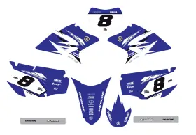 YAM-522 YAMAHA Ttr Graphic Decal Sticker Kit Mx 230