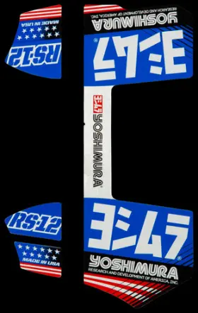 RS12-NB013 YOSHIMURA Muffler Decals