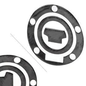 550720557273 ZTG Carbon Fiber Gas Cap Cover Fuel Tank Decal
