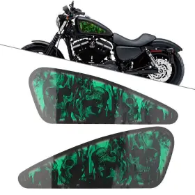 550720639689 ZTG Decals Fuel Gas Tank Stickers Skull XL883