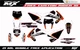 Fit KTM XCW XCFW EXC EXCF 2017 to 2019 & SX SXF XC XCF 2016 to 2018 graphic kit