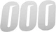 DCOR - 45-32-0 - Slash Number Plate - #0 - White - 7"