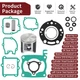 2003 2004 for Honda CR125R Top End Rebuild Piston Gasket Kit 54mm Standard Bore