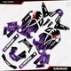 Purple Savage Graphic Sticker kit fits Honda Grom  MSX125 21-24 2021 2022
