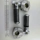 Drag Specialties For Harley O Ring Chrome Footpegs & 1.25" Mounts Set 