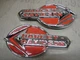 Harley Davidson  OEM 61775-59T 1959-1960 FL GAS TANK NAMEPLATES Free Shipping