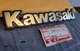 Vintage 1987 88 Kawasaki KZ305LTD Tank Emblem 56014 1161 Motorcycle NOS Lt Flaw