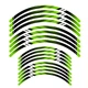 D01B Green 21" 18 inch Wheel Rim Tape Decal Sticker For Suzuki Dirt Bike
