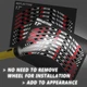 Red 17" Rim Reflective Wheel Stickers SH28 For Yamaha FJ09 MT-09 Tracer 18 19 2