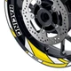 Yellow Stripes Motor Wheel Stickers For Honda CB650F 14 15 16 17 18 19 20