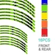 21" 18" A01B Stripe Dirt Bike Wheel Rim Stickers For Kawasaki KX 450X 21-23 22