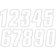 Factory Effex FX Factory Number 4 - White - 6" | 08-90054
