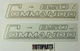 Decal, Norton Commando 850 Side Panel, Gold/Black, pr. (06-4014)