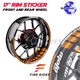 FRW Rim Sticker Decals 17 inch AA02 Set For Suzuki GSXR1000 01-20 13 14 15 16 17