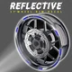Comb Reflective Wheel Rim Stickers For Suzuki SV 650X 19-20
