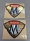 Maico mc 70-76 tank  decal - sold set of 2 - new
