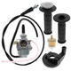 Carburetor & Handle Grip Bar & Throttle Cable For Honda Z50R 1979-1999 Carb
