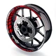 17 inch RED Wheel Rim Stickers Decals Stripes Tape Graphics AA02 For Suzuki