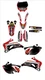 Fits Yamaha YZF250-450 2006 to 2009 yzf450 yz250f graphic kit stickers YZF
