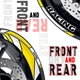 For Suzuki GSXS750 V-STROM 250 SV650X Yellow Rim Vinyl Decal Sticker GP06