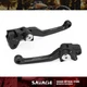 For YAMAHA 2001 2008 2015 2024 YZ125 Off-Road CNC Pivot Brake Clutch Lever Black