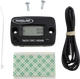 HARDLINE Resettable Hour Meter/Tachometer with Log Book HR-8067-2