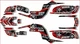 YAMAHA RAPTOR 660R full graphics kit 