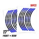 Blue L02B 4 Sides Sticker Kit For Yamaha MT03 MT-3 2018-2020 19