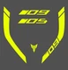 Stickers Kit for Yamaha MT-09 2017-2020 GS-MT-09-2017-2020 Fluo