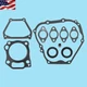 Engine Cylinder Head Exhaust Intake Gaskets Seals Kit For Yamaha Ydra 2007-2013