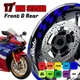 17" Motorcycle Rim Wheel Accessory Sticker For Honda CB650R 19-20