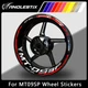Reflective Motorcycle Wheel Sticker Rim TapeDecals Graphics  For YAMAHA MT09SP
