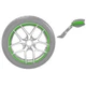 Polaris 2881817-740 Dragon Green Rim and Mirror Decal Kit 2015-2019 Slingshot SL