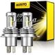 AUXITO H4 9003 HB2 LED Headlight Bulb Kit High Low Beam Super White ZES CANBUS A