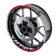 Glossy Red 17 inch GP01 Wheel Sticker Stripe For Yamaha MT07 18-21 20 19
