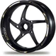 Ducati Panigale Motorcycle Wheel Decals Rim Stickers 899 959 1199 1299 Gold