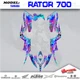 Graphics Kits 3M Decals 4 Yamaha Raptor 700 2013-2024  Stickers PaintStain Purpl