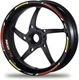 Ducati Panigale Motorcycle Wheel Decals Rim Stickers 899 959 1199 1299 Red Gold