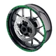 For Yamaha MT07 18-24 23 22 21 20 19 Wheel Edge Rim Stickers 17 inch S06B Green
