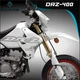 Suzuki Drz 400sm 400s 400 kit decals graphics Stickers Supermoto Factory White