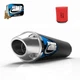 HMF Competition Comp Slip On Exhaust + Jet Kit + Uni Filter KFX 700 2004-2010