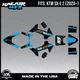 Graphics Kit for KTM Electric Mini SXE2 (2024+) Bold Series - CYAN