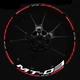 For YAMAHA MT-03 MT03 17 Inch Front And Rear Wheel Hubs Rim Reflective Stickers