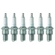 NGK Standard Spark Plug Set (6 Pieces) 4922 For C10 Pickup Suburban 914 L6 H6