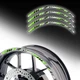 SH15 Red Reflective Wheel Sticker Tape For Kawasaki VULCAN S650 EN650 15-20
