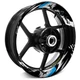 For Yamaha MT07 18-24 23 22 21 20 Wheel Inner Rim Stickers 17 inch S03B Aqua