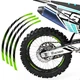 BLUE L02B 21" 18" Wheel Rim Tape Decal Sticker For Honda CRF 230L 2008-2009