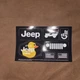 Official Jeep 7 Stickers Decal Duck Logo 4x4 Mopar Vinyl Sheet Sticker Stick On