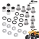 A Arm Bushing Bearing Shaft Kit For Suzuki LTZ400 Kawasaki KFX400 Arctic Cat 400
