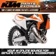 NEW  OEM KTM DECAL SET 125 SX 2019 FOR AIR BOX COVER LEFT & RIGHT 79108098001